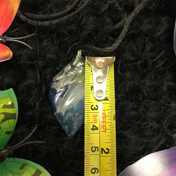 Exclusive Unique Rare Vintage Sea Glass ONe of a Kind Handmade Necklace - Picture 15 of 16